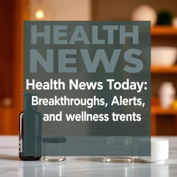 Latest Health News Today: Breakthroughs, Alerts, and Wellness Trends