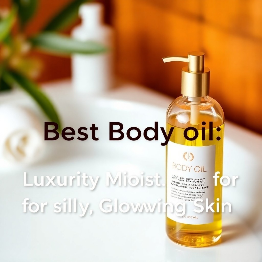 Best Body Oil: Luxurious Moisturizers for Silky, Glowing Skin