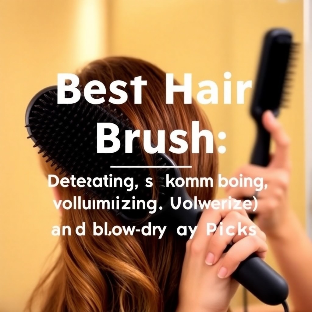 Best Hair Brush: Detangling, Smoothing, Volumizing, and Blow-Dry Picks