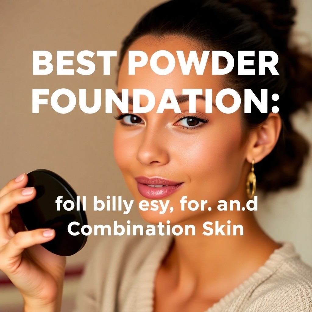 Best Powder Foundation: Buildable Coverage for Oily and Combination Skin