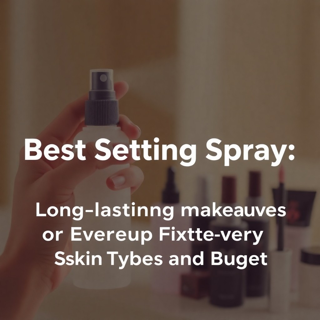 Best Setting Spray: Long-Lasting Makeup Fixatives for Every Skin Type and Budget