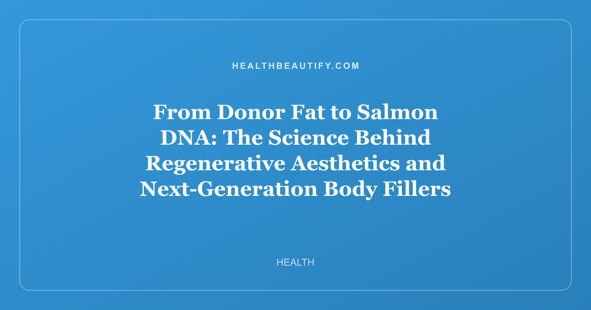 From Donor Fat to Salmon DNA: The Science Behind Regenerative Aesthetics and Next-Generation Body Fillers
