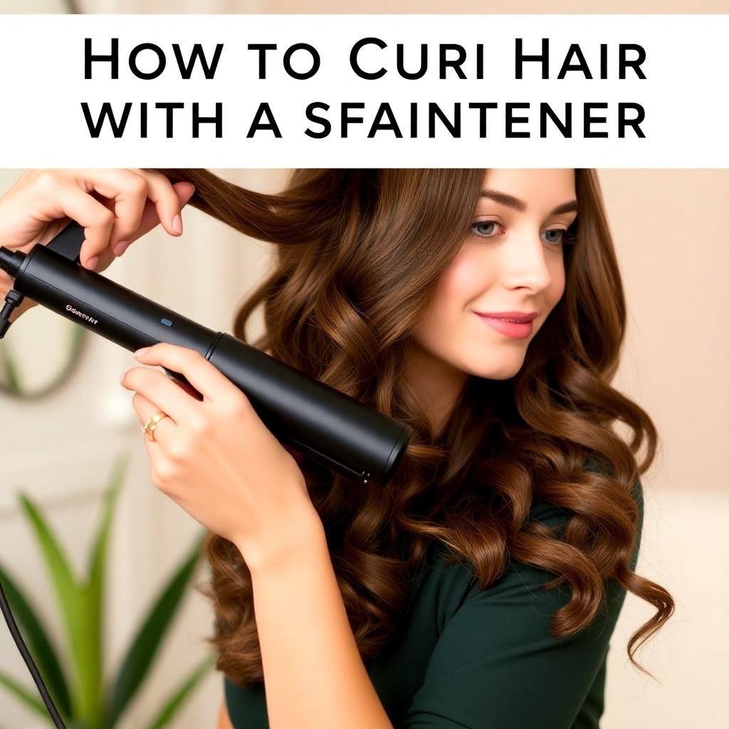 How to Curl Hair with a Straightener: Easy Waves and Curls Tutorial