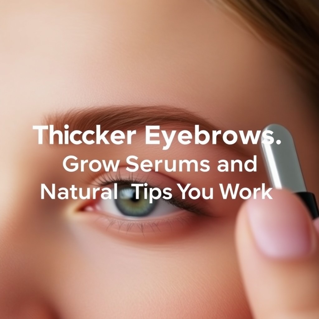 How to Get Thicker Eyebrows: Growth Serums and Natural Tips That Work