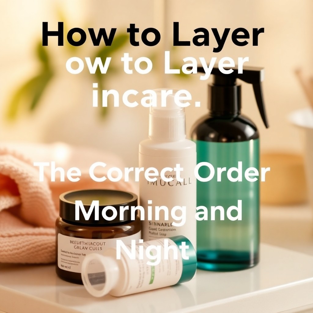 How to Layer Skincare Products: The Correct Order Morning and Night