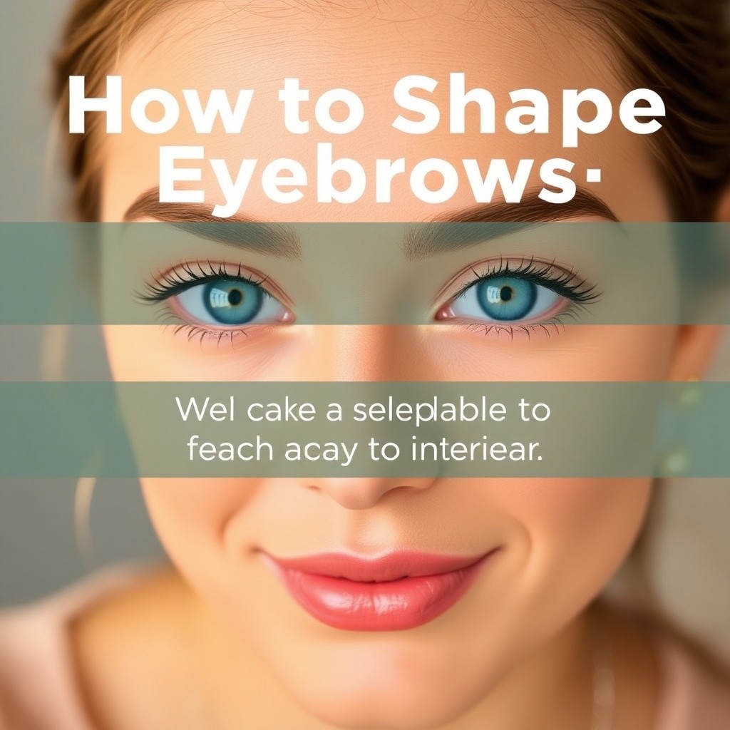 How to Shape Your Eyebrows: A Complete Guide for Every Face Shape and Skill Level