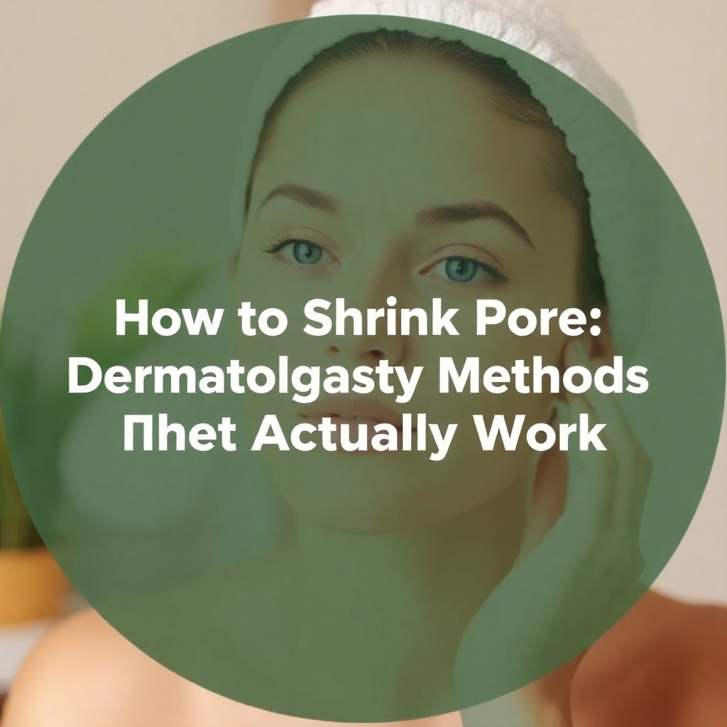 How to Shrink Pores: Dermatologist-Approved Methods That Actually Work