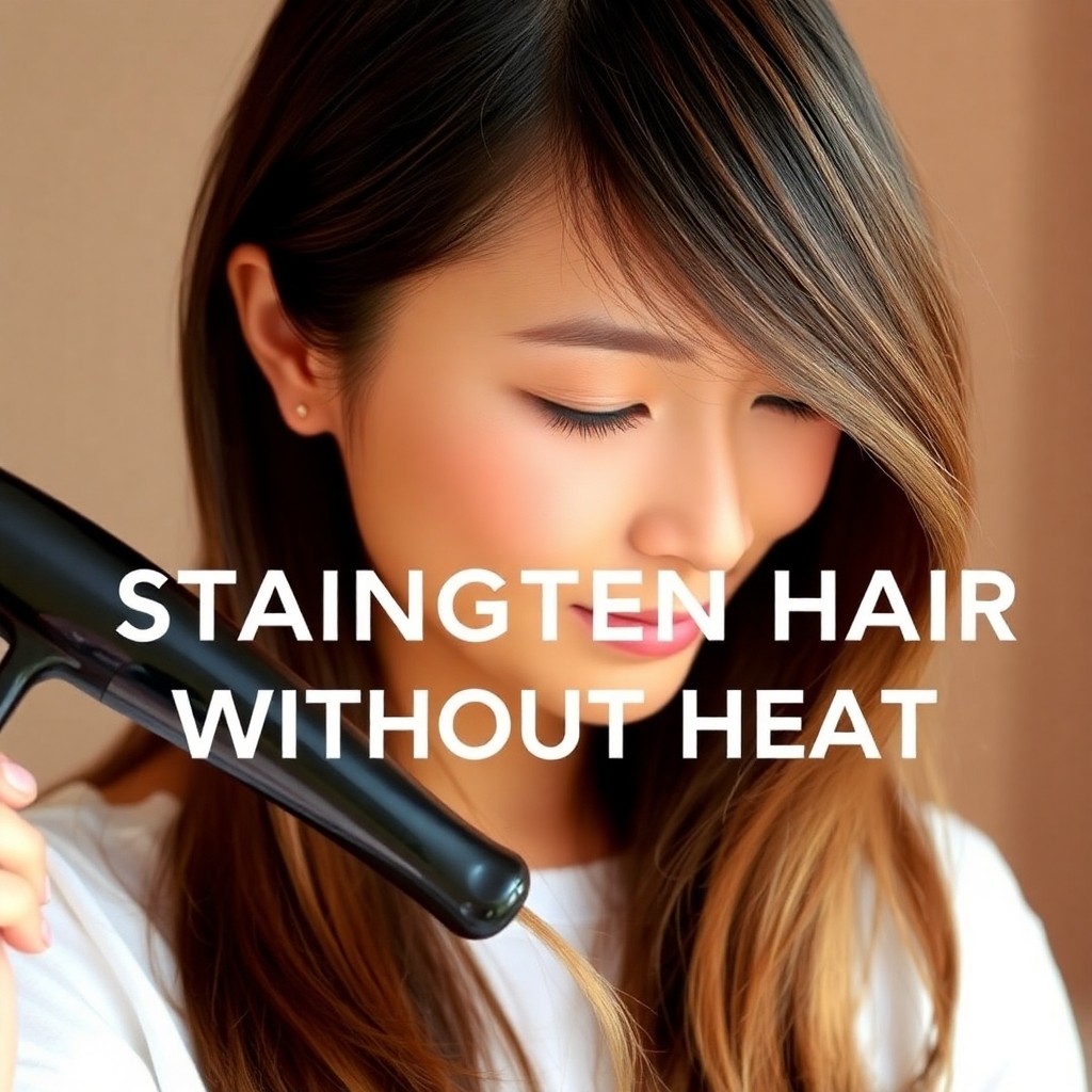 How to Straighten Hair Without Heat: Natural Methods for Sleek Hair