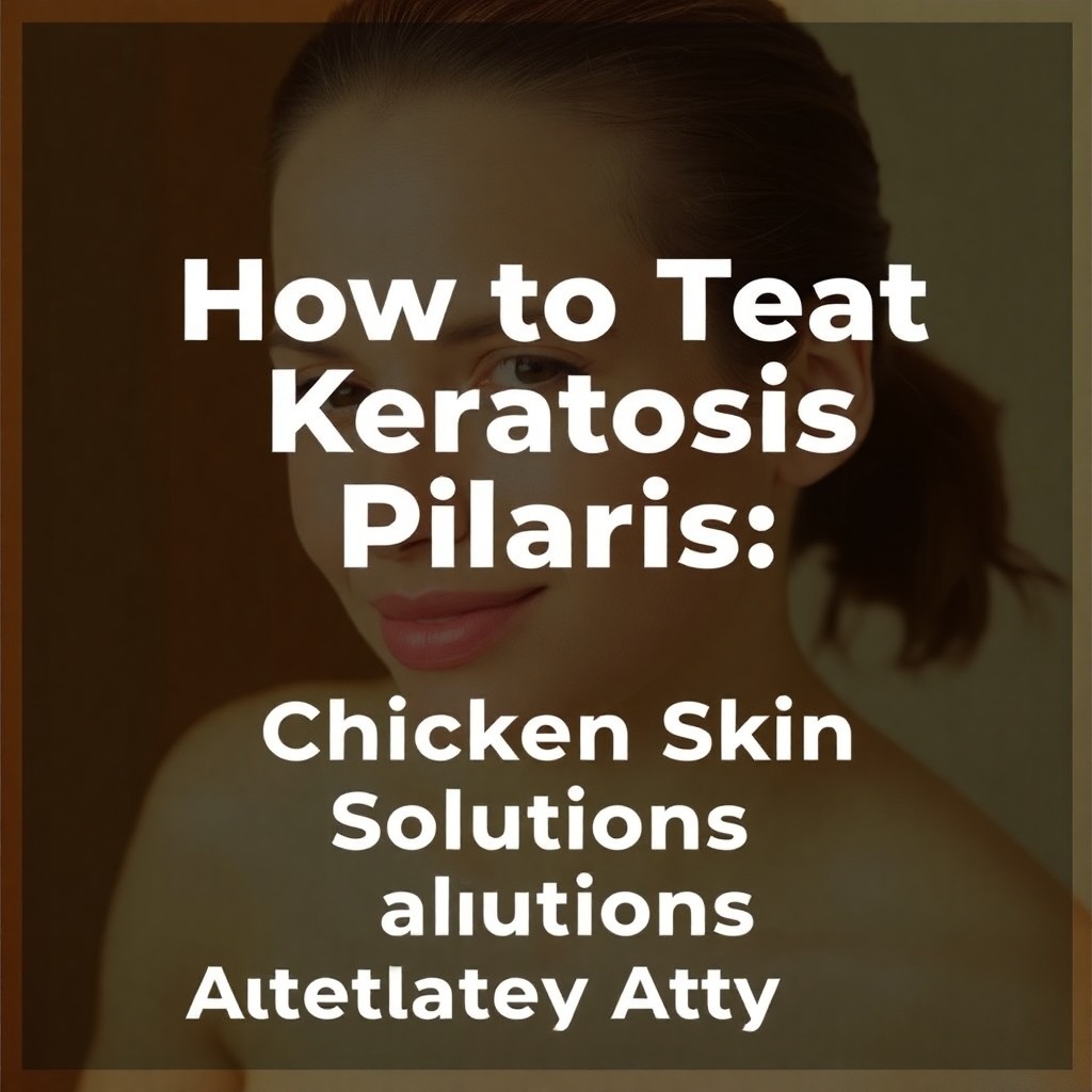 How to Treat Keratosis Pilaris: Chicken Skin Solutions That Actually Work