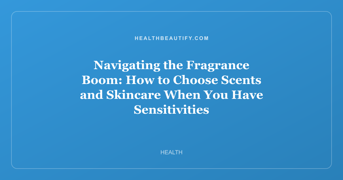Navigating the Fragrance Boom: How to Choose Scents and Skincare When You Have Sensitivities