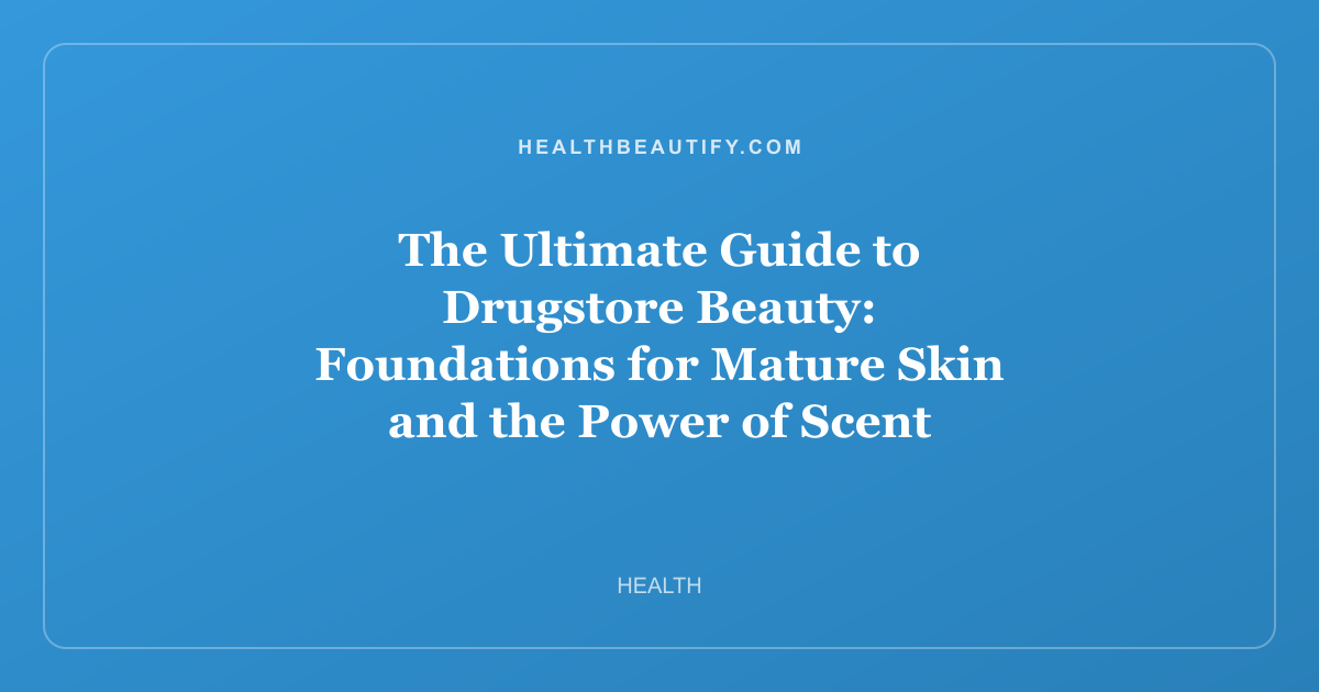 The Ultimate Guide to Drugstore Beauty: Foundations for Mature Skin and the Power of Scent Memory
