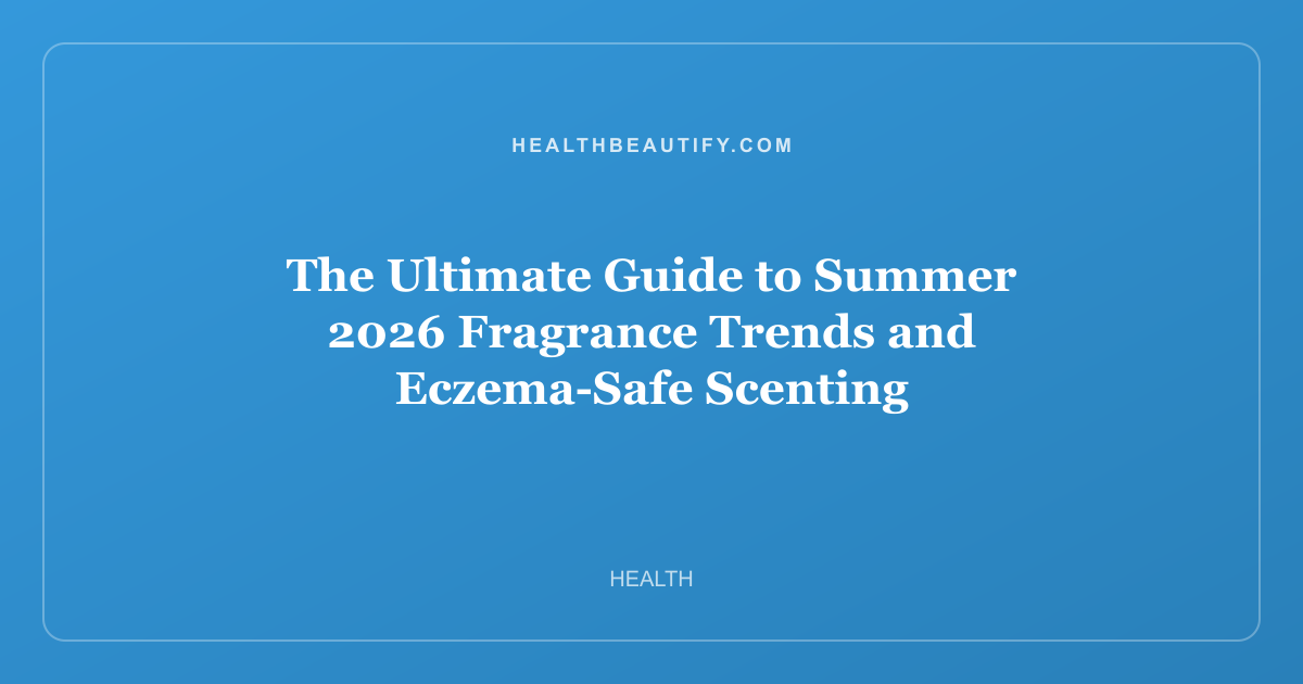 The Ultimate Guide to Summer 2026 Fragrance Trends and Eczema-Safe Scenting