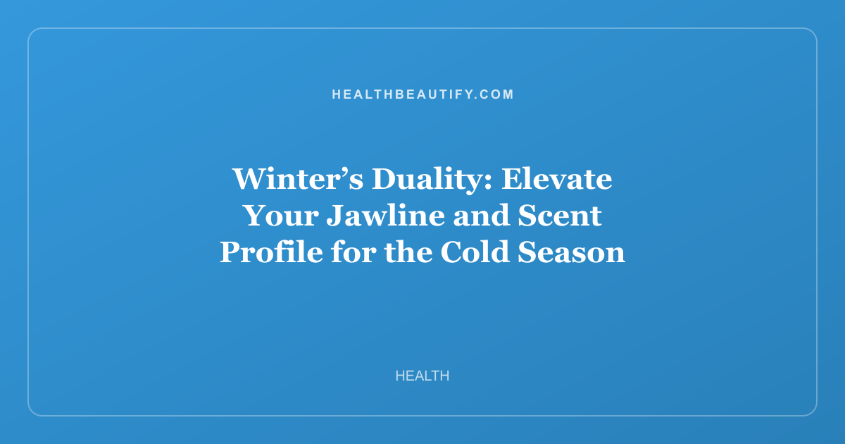 Winter’s Duality: Elevate Your Jawline and Scent Profile for the Cold Season