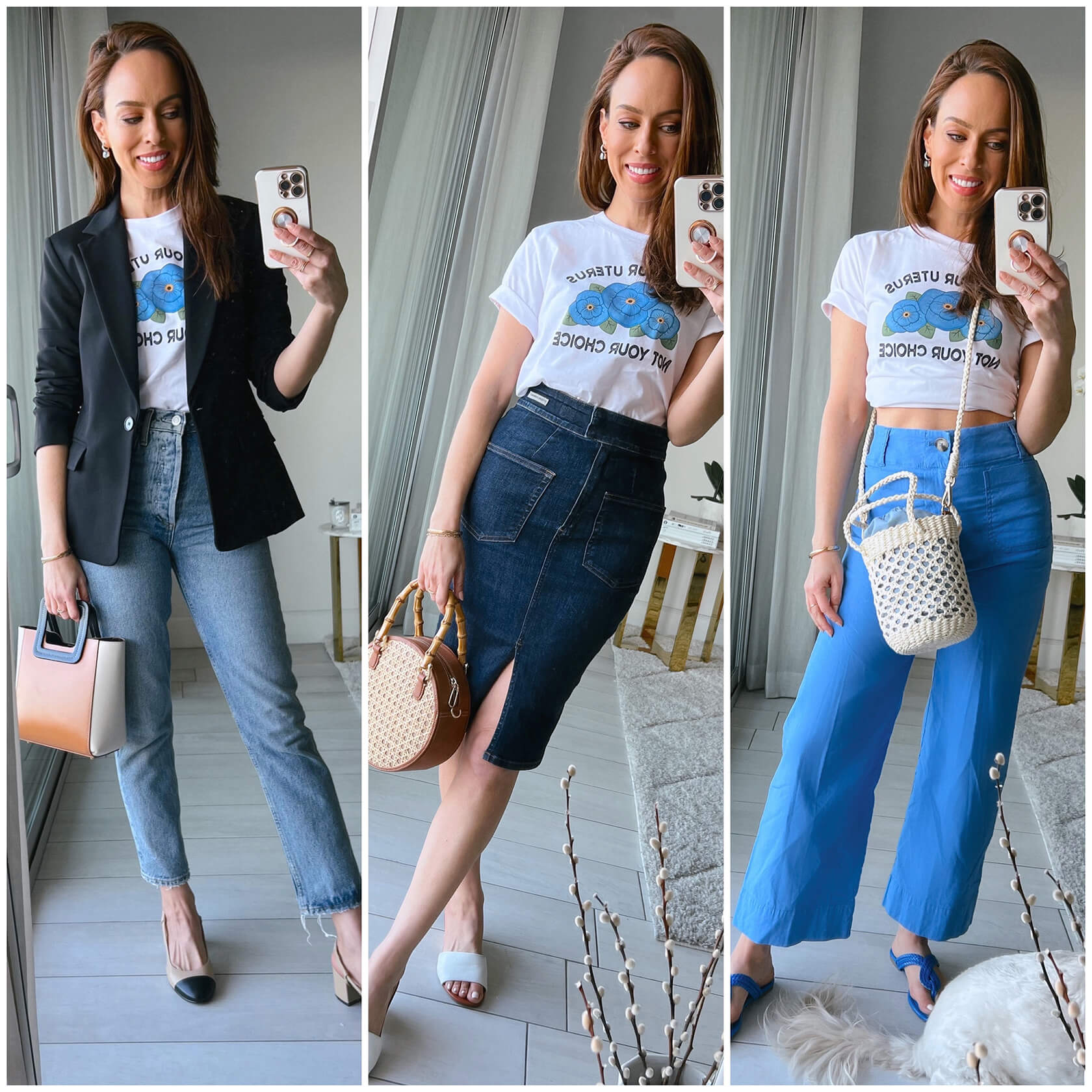 Sydne Style shows how to wear a graphic tee for easy summer outfit ideas