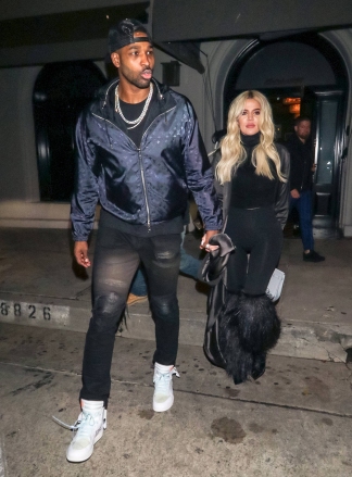 Khloe Kardashian and Tristan Thompson Celebrities at Craig's Restaurant, Los Angeles, USA - 13 Jan 2019