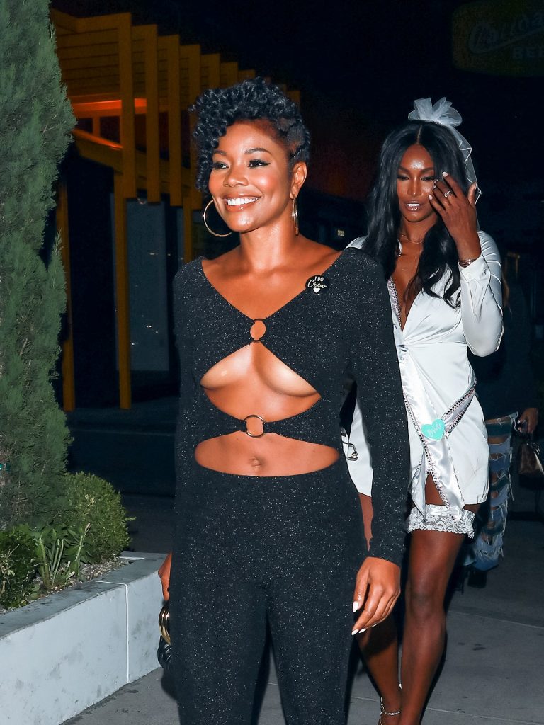 Gabrielle Union Faked a Pixie Cut with the Cutest Curled Updo Gabrielle Union Faked a Pixie Cut with the Cutest Curled Updo