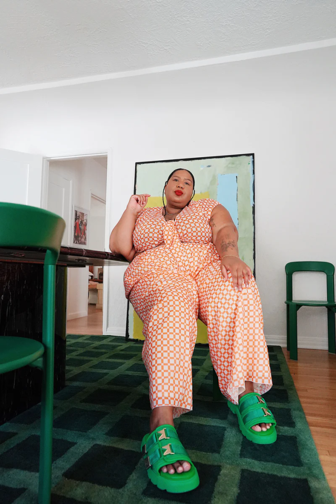 ITSMEKELLIEB X WRAY collection-Orange_Flowy_Pants