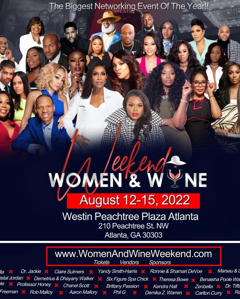 RSVP Today! Atlanta’s Women and Wine Weekend August 12-15th! RSVP Today! Atlanta’s Women and Wine Weekend August 12-15th!