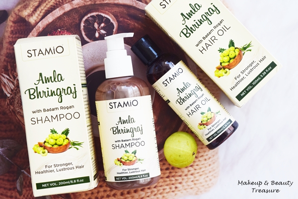 Stamio Amla Bhringraj Shampoo & Hair Oil