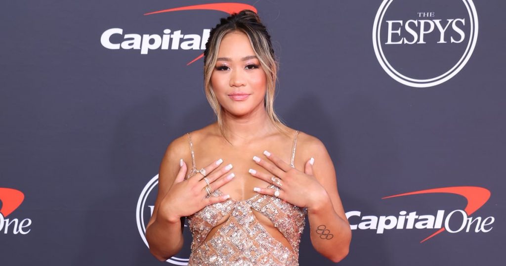 Suni Lee’s ESPY Awards Gown Features Bold Chest Cutouts Suni Lee’s ESPY Awards Gown Features Bold Chest Cutouts