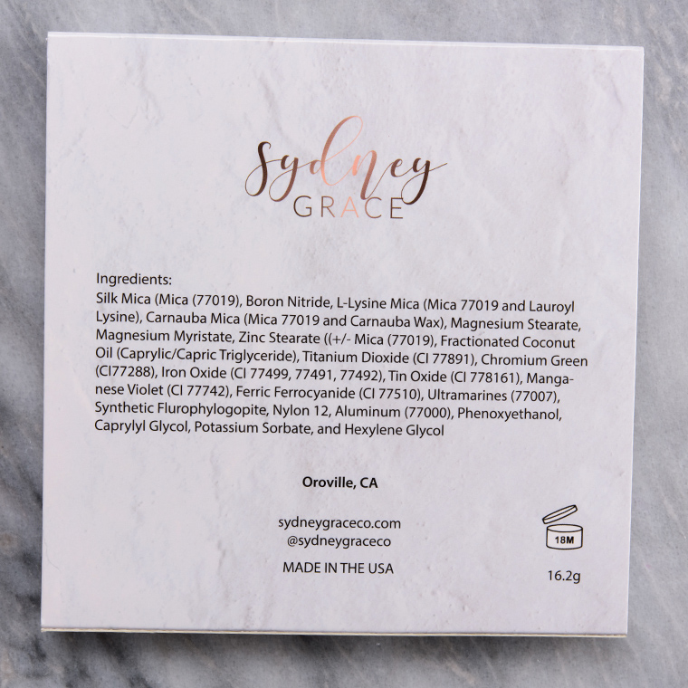 Sydney Grace California Coast (Deep) Eyeshadow Palette Review & Swatches Sydney Grace California Coast (Deep) Eyeshadow Palette Review & Swatches