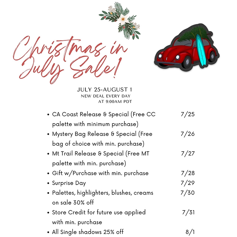 Sydney Grace Christmas in July 2022 Sale Details Sydney Grace Christmas in July 2022 Sale Details