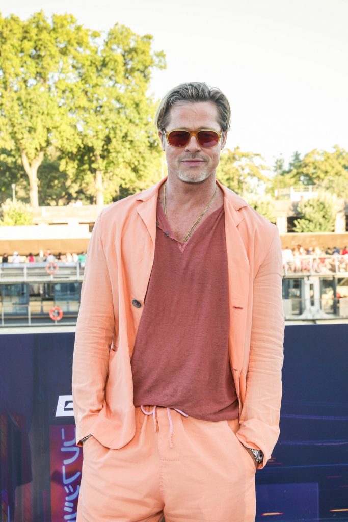 The Curious Case of Brad Pitt and the Cantaloupe Linen Suit The Curious Case of Brad Pitt and the Cantaloupe Linen Suit