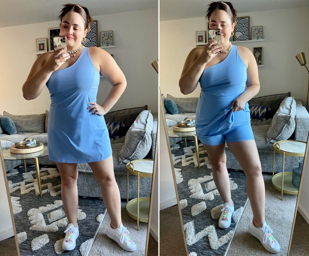 Why Do I Love This Outdoor Voices Dress? I Can Go Braless, and It Has Hidden Shorts Why Do I Love This Outdoor Voices Dress? I Can Go Braless, and It Has Hidden Shorts