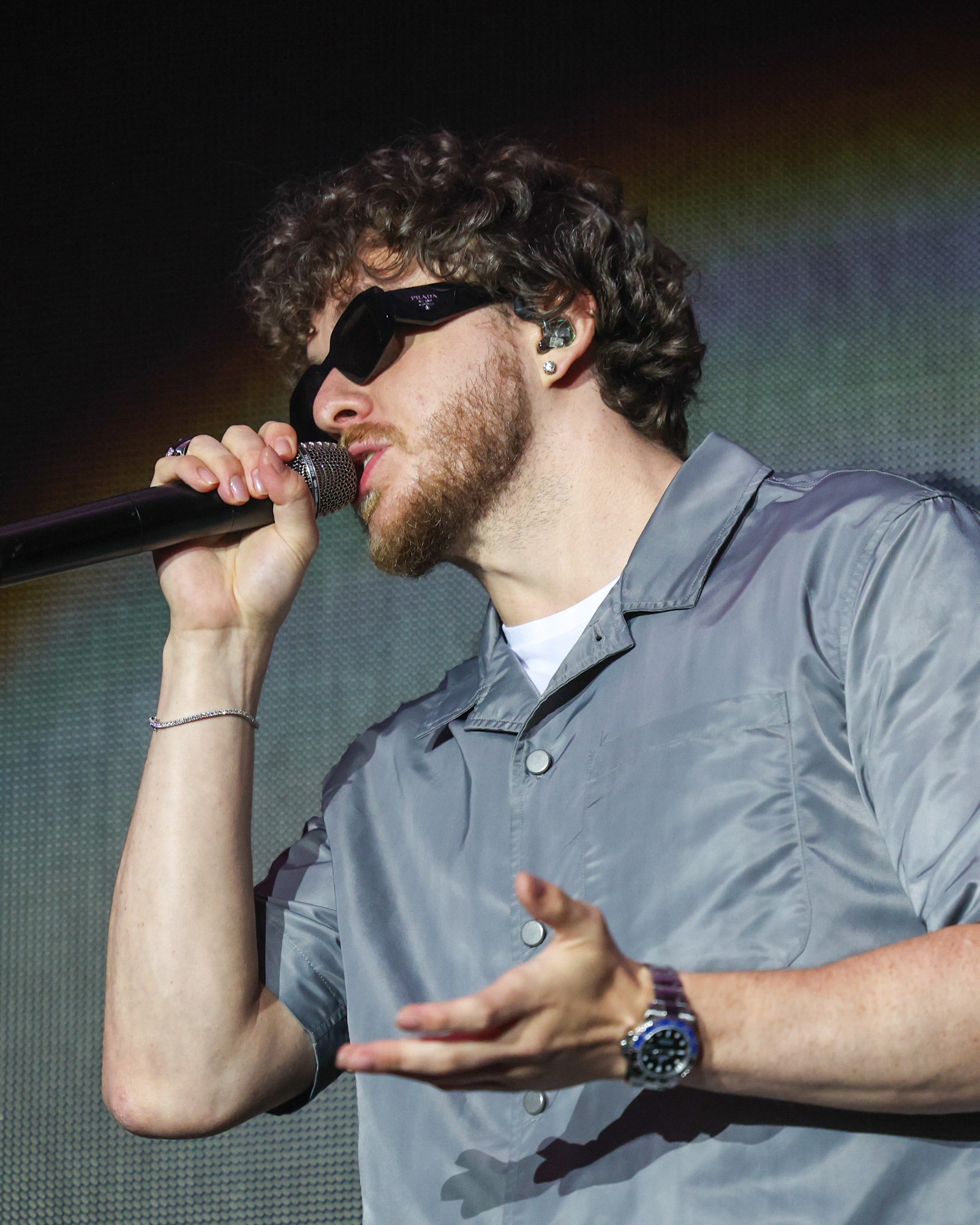 Jack Harlow performs at The Trusts Arena on July 31 2022 in Auckland New Zealand