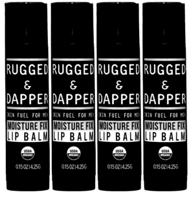 Rugged & Dapper Organic Lip Balm for Men
