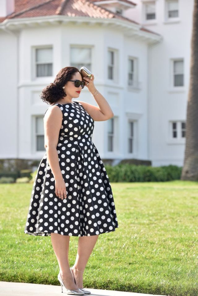 5 Stylish Plus Size Fall Outfits for Curvy Girls 5 plus size fall outfits Polka Dots