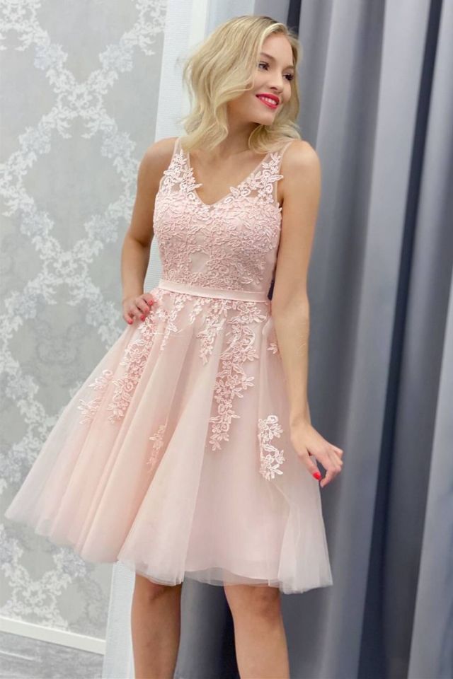 How To Choose The Perfect Homecoming Dress 23 light pink Homecoming Dress