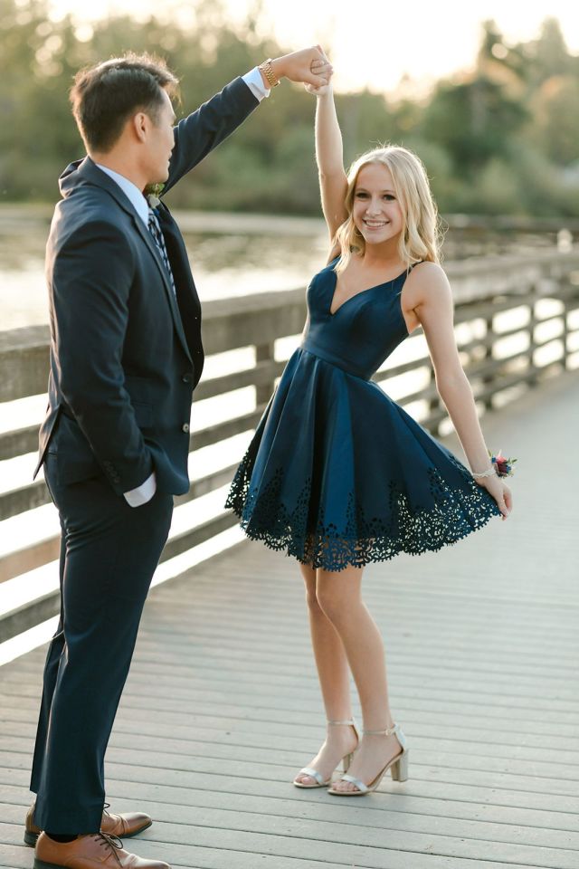 How To Choose The Perfect Homecoming Dress 36 Homecoming couple outfit ideas