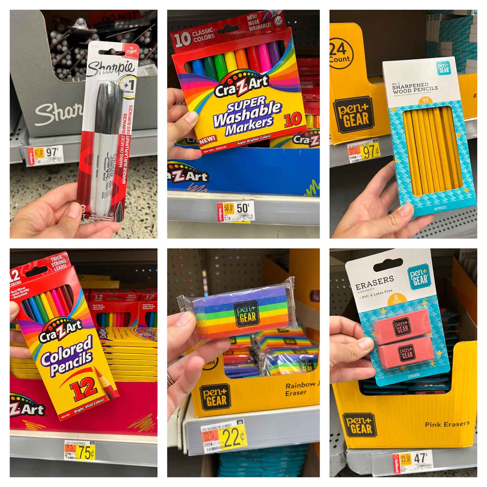 School supplies under $1.00 Walmart has school supplies under $1.00!