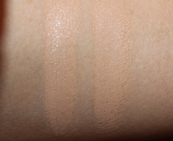 Charlotte Tilbury Beautiful Skin Radiant Concealer Review & Swatches 12 Charlotte Tilbury Beautiful Skin Concealer 3.5 vs Magic Away 3 Swatches blended