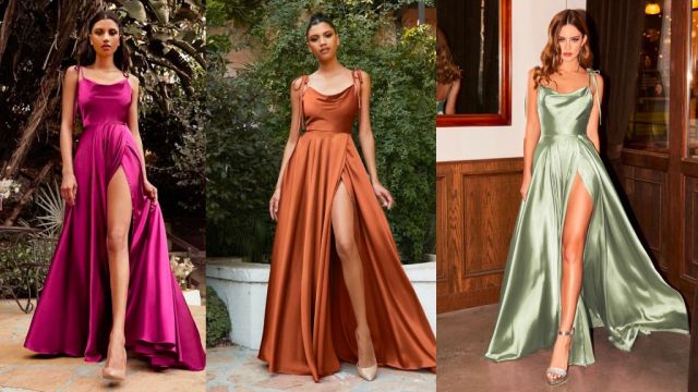 10 Trendiest Satin Bridesmaid Dresses For 2022 - Best Styles & Colors ...