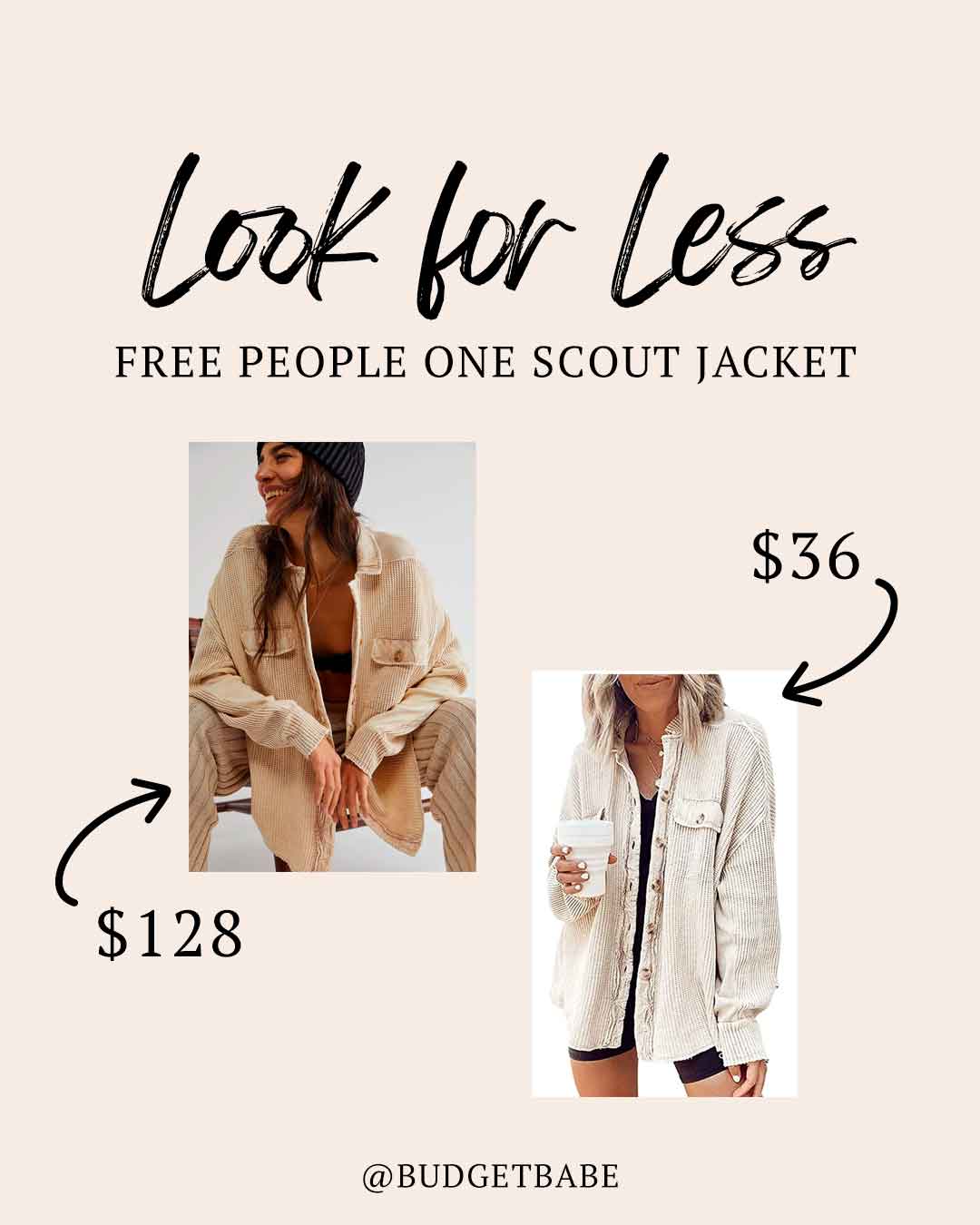 Free People One Scout Jacket Lookalike Free People One Scout Jacket Look-a-Like!
