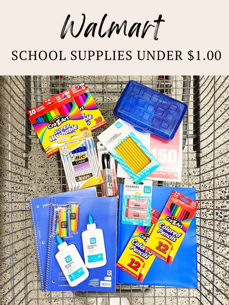 Walmart Back-to-School Supplies Under $1 Walmart Back-to-School Supplies Under $1