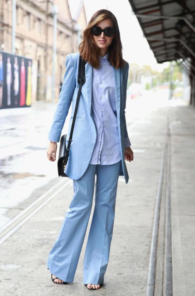 Women's Pantsuits: The Ultimate Guide on How To Wear One! 12 casual blue Pantsuit for women