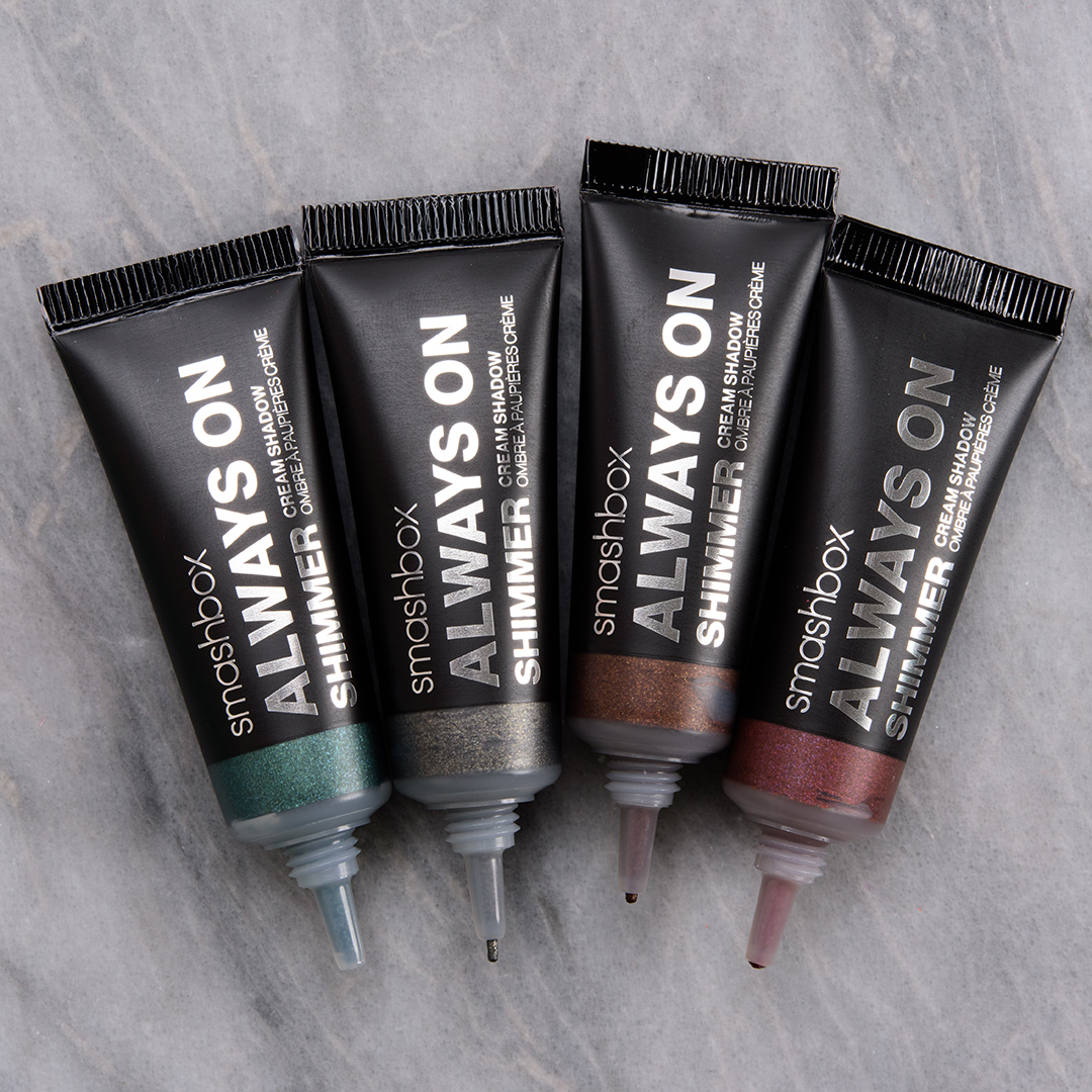 Smashbox Always On Shimmer Cream Shadows Reviews & Swatches
